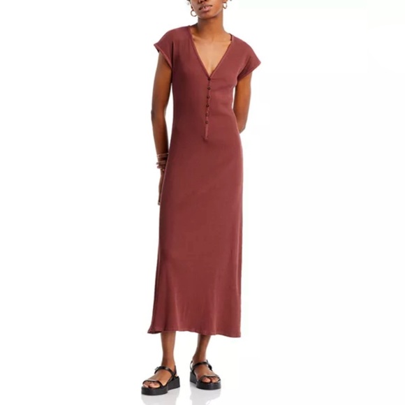 KULE The Desiree Dress in Mocha - Picture 1 of 11